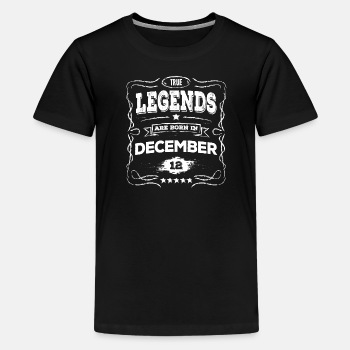 True legends are born in December - Premium T-shirt for kids