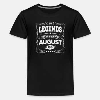 True legends are born in August - Premium T-shirt for kids