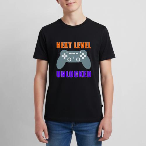 Next Level Unlocked Gamer Design - Kids' Premium T-Shirt
