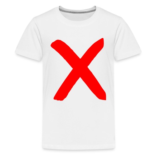 X, Big Red X - Kids' Premium T-Shirt