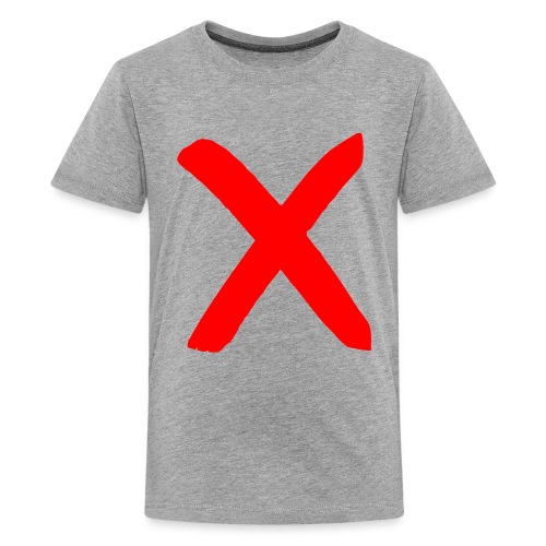 X, Big Red X - Kids' Premium T-Shirt