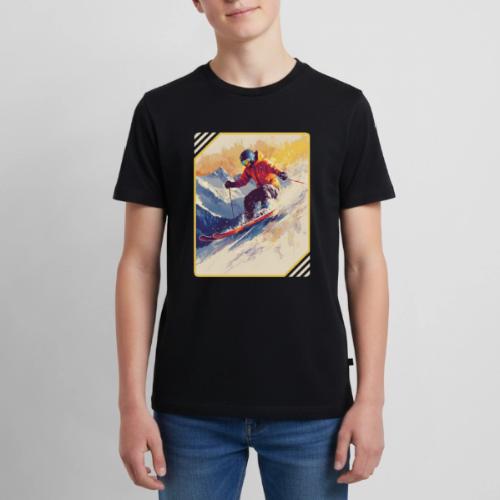 Skiing Through Snow Dreams - Kids' Premium T-Shirt
