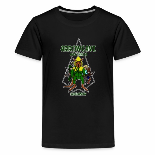 Arrow Cave Logo - Dark - Kids' Premium T-Shirt