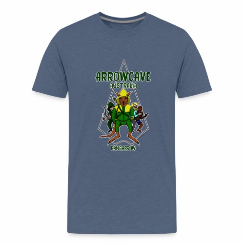 Arrow Cave Logo - Dark - Kids' Premium T-Shirt
