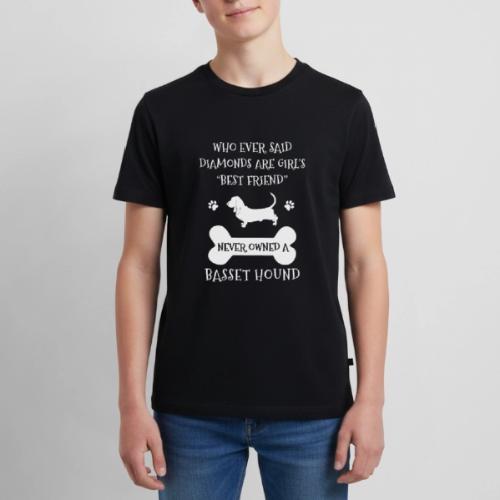 My Best Friend Is Basset Hound Cool Gift - Kids' Premium T-Shirt