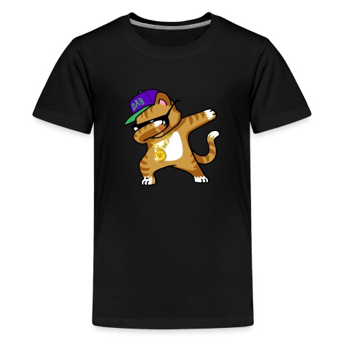 Dabbing Cat Funny Shirt Dab Hip Hop T-Shirt - Kids' Premium T-Shirt