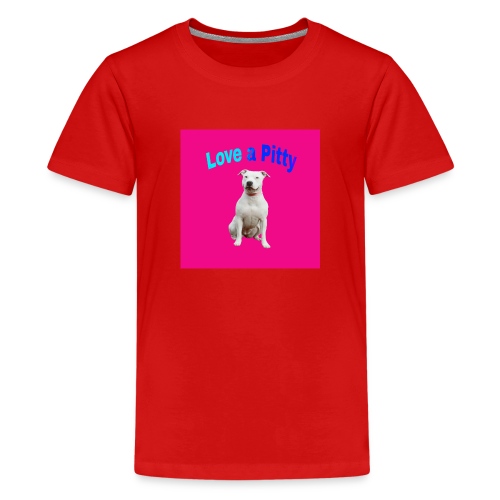 Pink Pit Bull - Kids' Premium T-Shirt