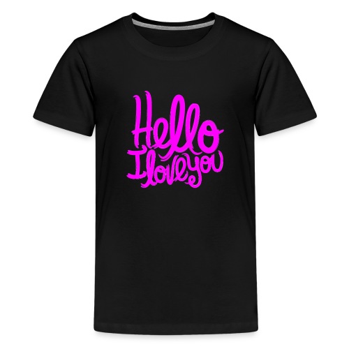 Hello I Love You 128 - Kids' Premium T-Shirt