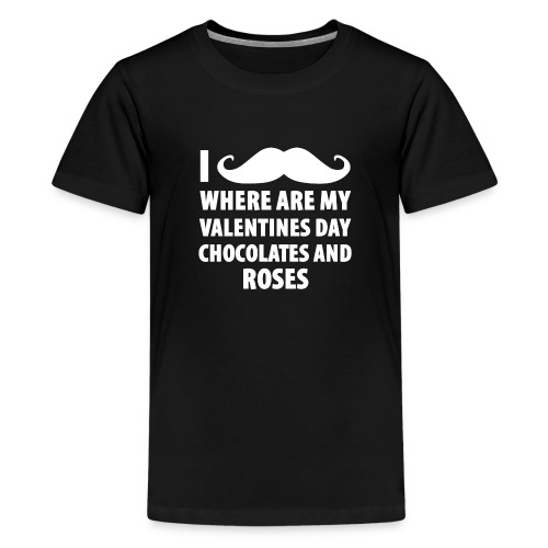 I Mustache Where Are My Valentines Day Chocolates - Kids' Premium T-Shirt