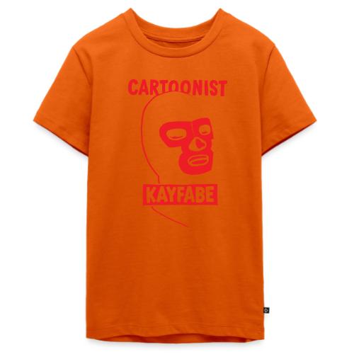 Cartoonist Kayfabe Wrestling Mask - Kids' Premium T-Shirt