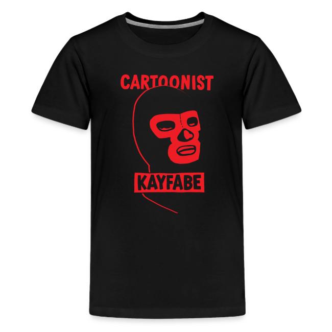 Cartoonist Kayfabe Wrestling Mask