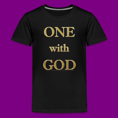 One with God - A Course in Miracles - Down - Kids' Premium T-Shirt