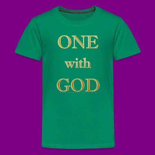 One with God - A Course in Miracles - Down - Kids' Premium T-Shirt