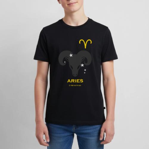 Aries zodiac astrology horoscope - Kids' Premium T-Shirt