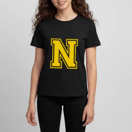 Letter N – Capital Athletic Alphabet Monogram - Kids' Premium T-Shirt