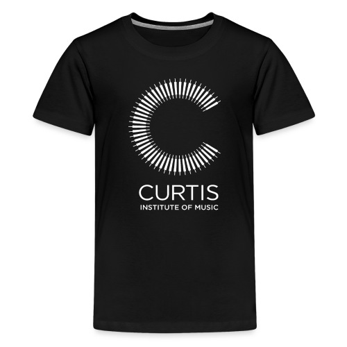 Curtis Primary Logo White - Kids' Premium T-Shirt