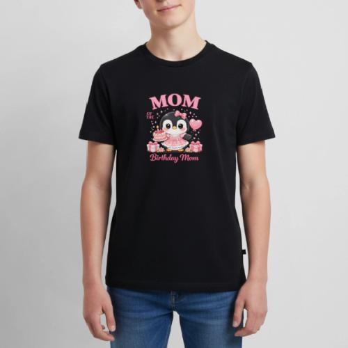 Cute Penguin Birthday Mom Kawaii Cake Balloon Gift - Kids' Premium T-Shirt