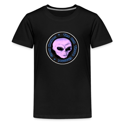Badge crewPINKY with Back Crew Logo - Kids' Premium T-Shirt