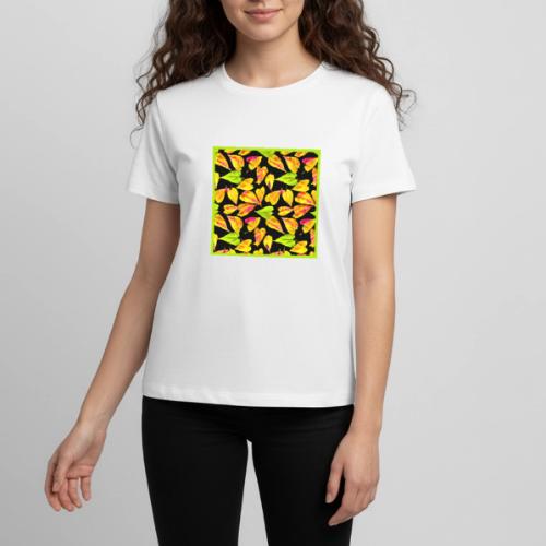 Neon Leaf Art Elegance - Kids' Premium T-Shirt
