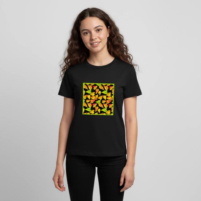 Neon Leaf Art Elegance