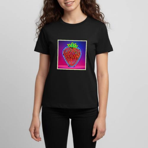 Vibrant Strawberry Neon Sign - Kids' Premium T-Shirt
