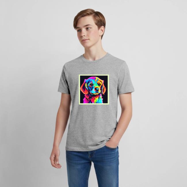 Rainbow Dog Portrait Art