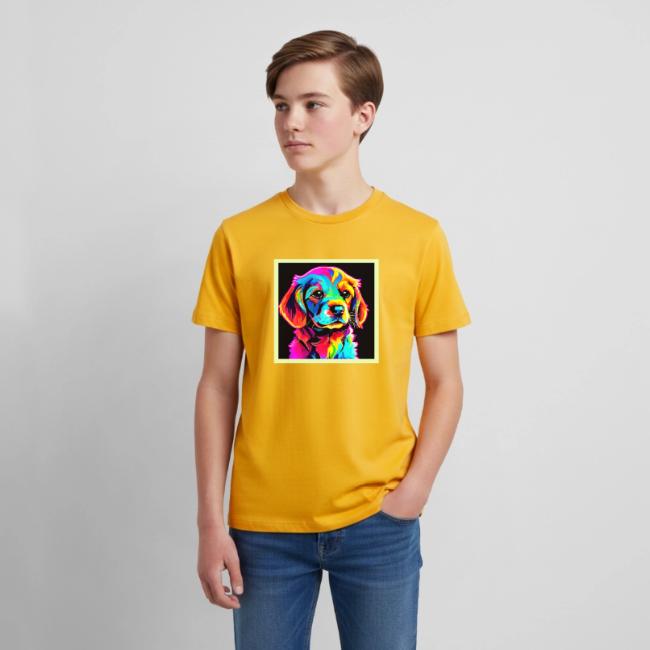 Rainbow Dog Portrait Art