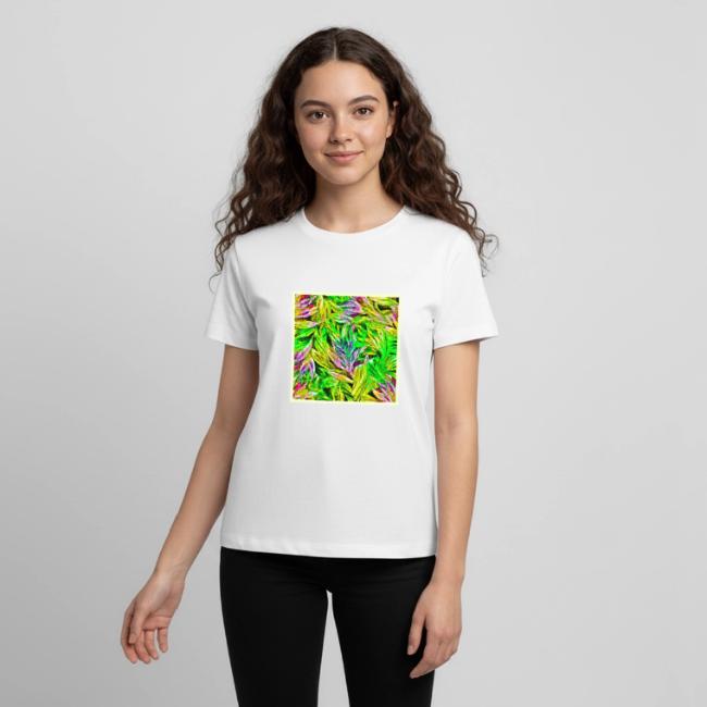 Vibrant Plant Strokes Design