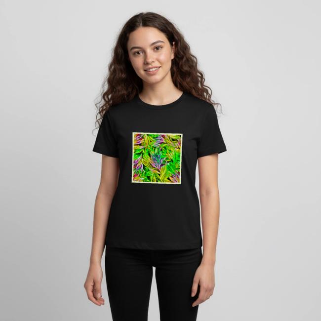 Vibrant Plant Strokes Design