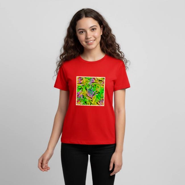 Vibrant Plant Strokes Design