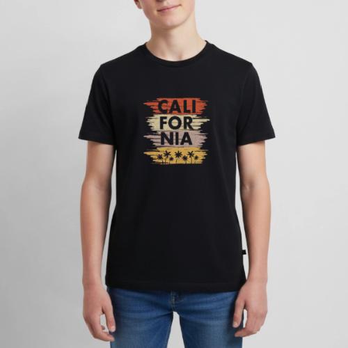 California with palm trees design - Kids' Premium T-Shirt