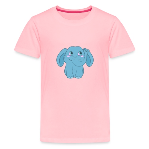 Baby Elephant Happy and Smiling - Kids' Premium T-Shirt