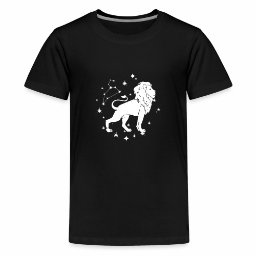 Zodiac sign Leo constellation birthday July August - Kids' Premium T-Shirt