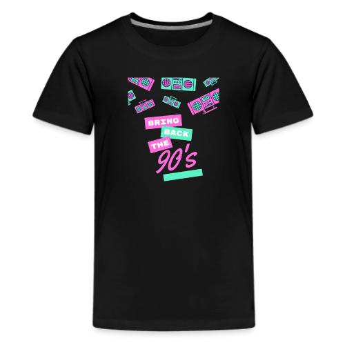 Bring Back The 90s Nostalgia Design| Retro 90s Art - Kids' Premium T-Shirt