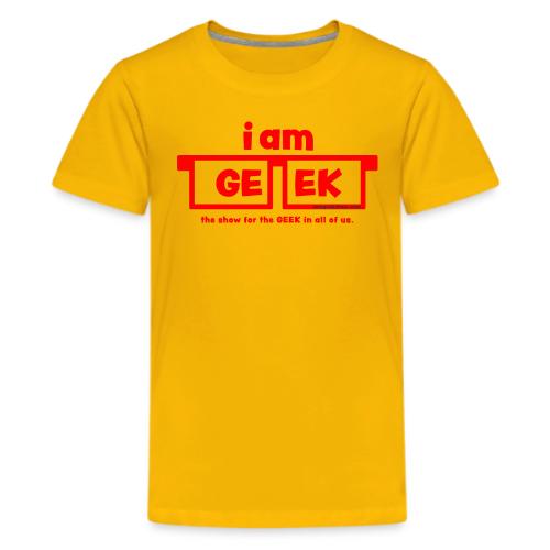 iamGEEK RED - Kids' Premium T-Shirt