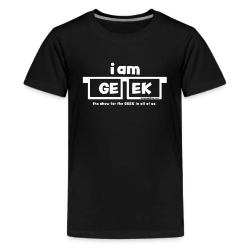 iamGEEK classic White - Kids' Premium T-Shirt