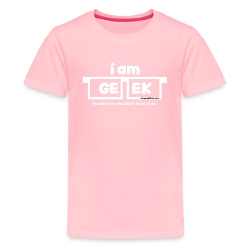 iamGEEK classic White - Kids' Premium T-Shirt