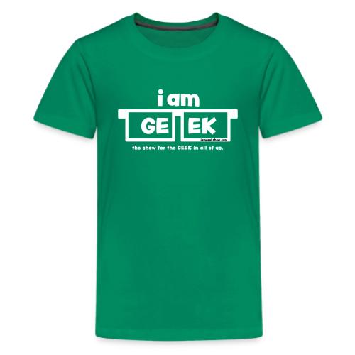 iamGEEK classic White - Kids' Premium T-Shirt