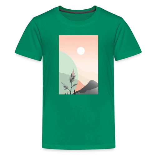 Retro Sunrise - Kids' Premium T-Shirt