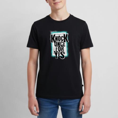 Knock Once For Yes - Logo - Kids' Premium T-Shirt
