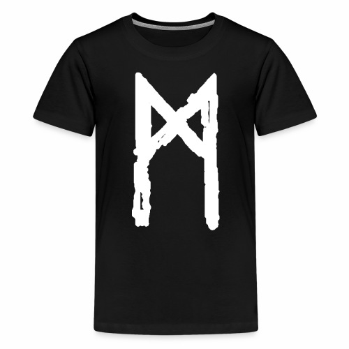 Elder Futhark Rune - Letter M - Kids' Premium T-Shirt
