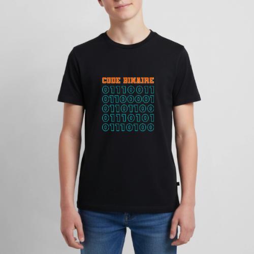 Hi in binary code - Kids' Premium T-Shirt