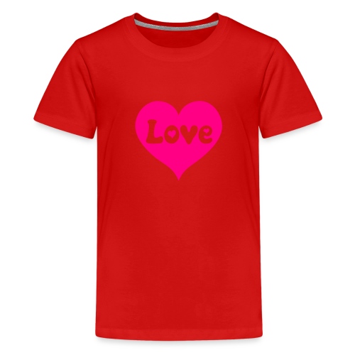 Love Heart - Kids' Premium T-Shirt