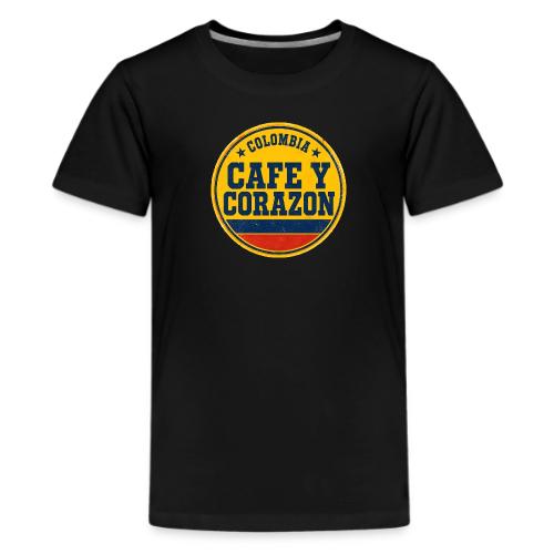 Colombia Soccer Watch Party Shirt — Cafe Y Corazon - Kids' Premium T-Shirt