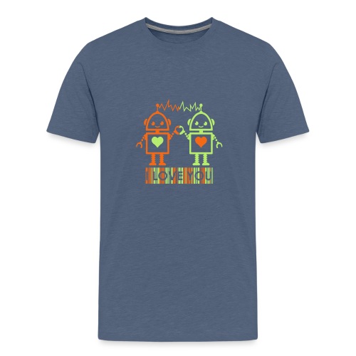 Robot Couple - Kids' Premium T-Shirt