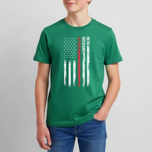 American Best Dad Hero Husband Father - Kids' Premium T-Shirt