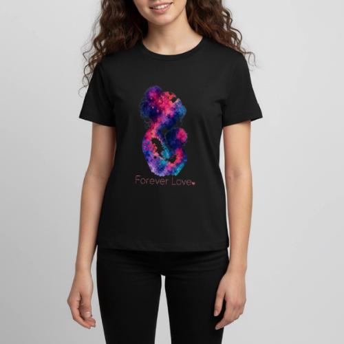 Forever Love-Vibrant Watercolor Mother-Child - Kids' Premium T-Shirt