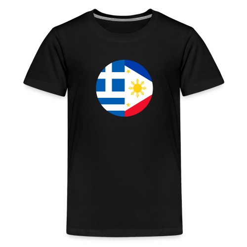 Greek Filipino flags - Kids' Premium T-Shirt