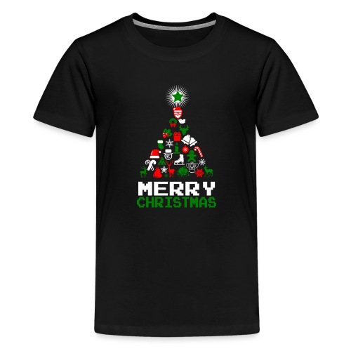 Ornament Merry Christmas Tree - Kids' Premium T-Shirt