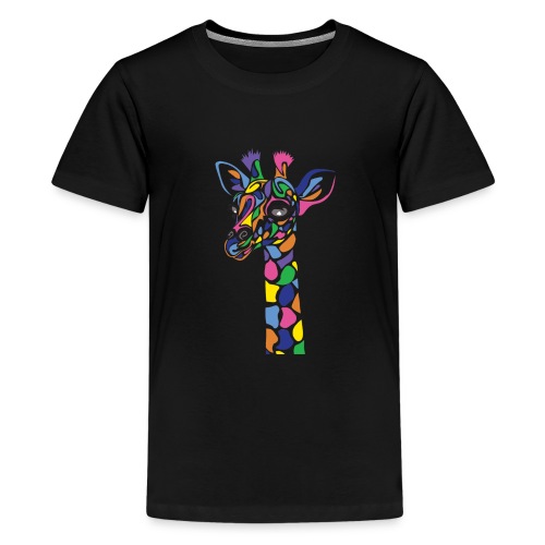 Art Deco giraffe - Kids' Premium T-Shirt